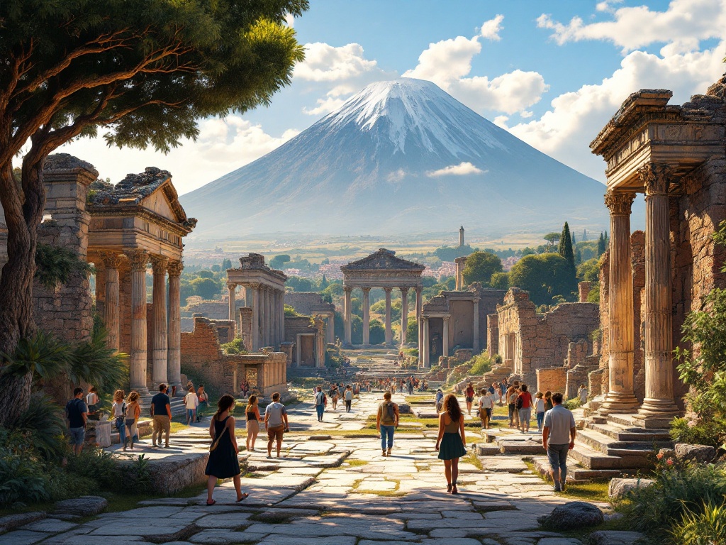 Ancient Ruins and History: A Rome to Pompeii Day Trip