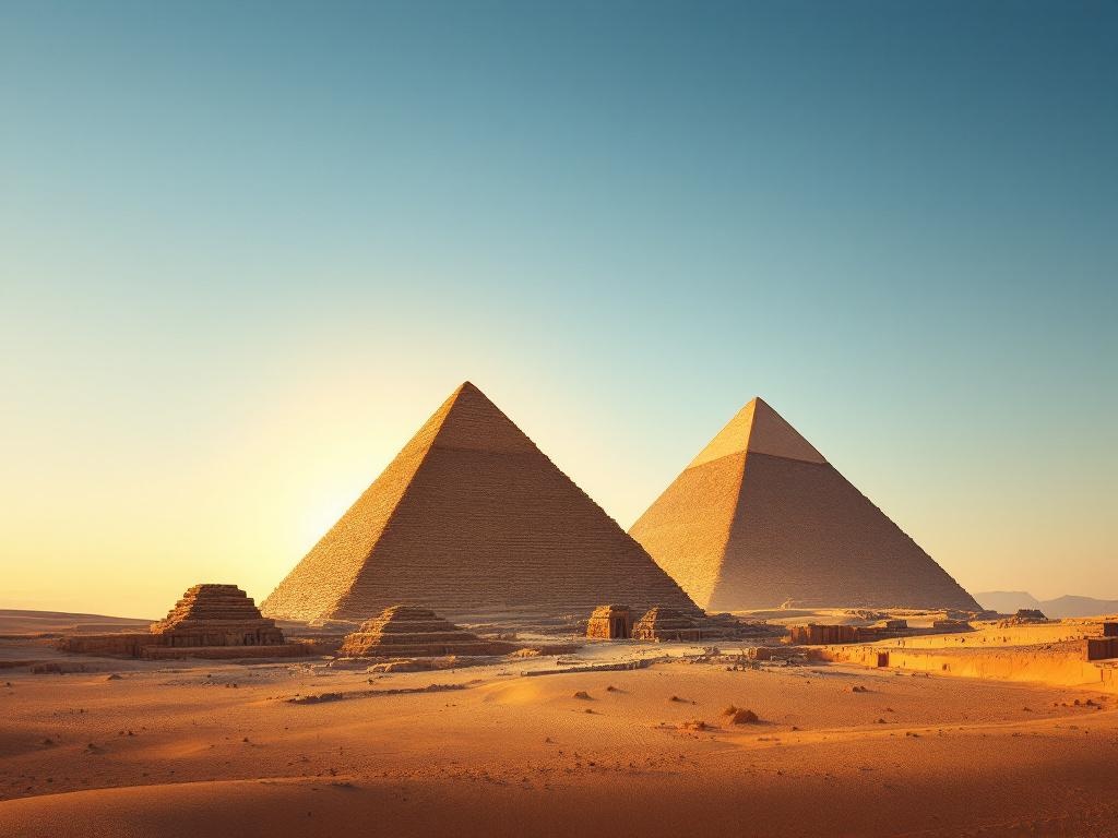 Exploring the Pyramids of Giza in Egypt